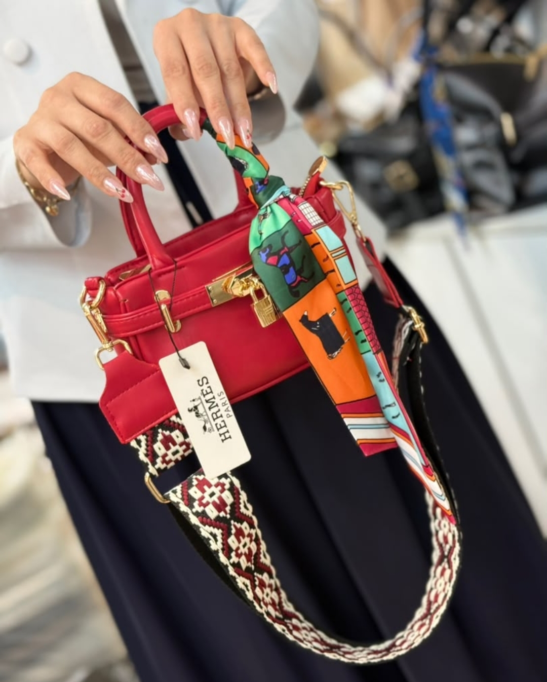 کیف قرمز هرمس